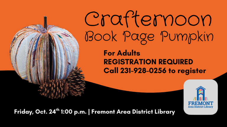 Crafternoon Book Pumpkin slide
