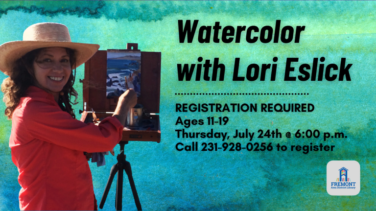 Watercolor with Lori Eslick slide