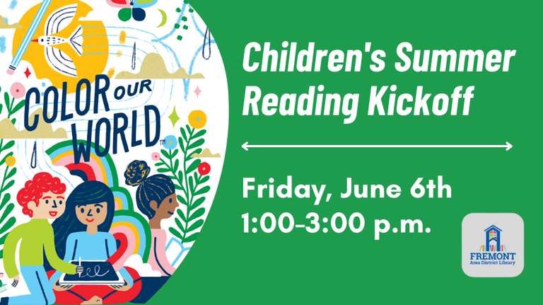 Children's Summer Reading Kickoff 2025 slide