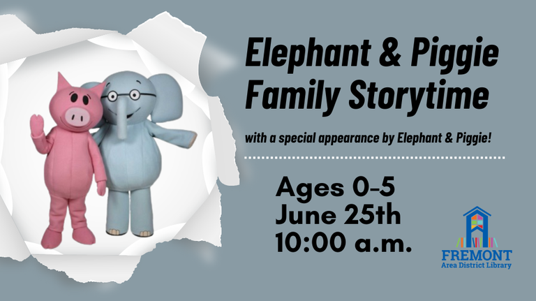 Elephant & Piggie Family Storytime slide