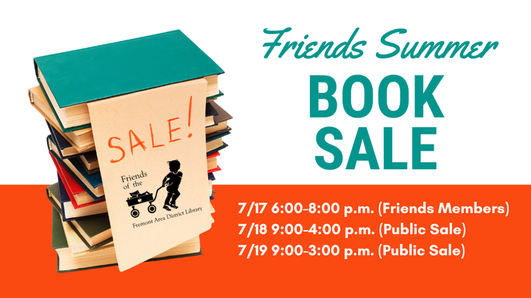 Summer 2024 Book Sale slide