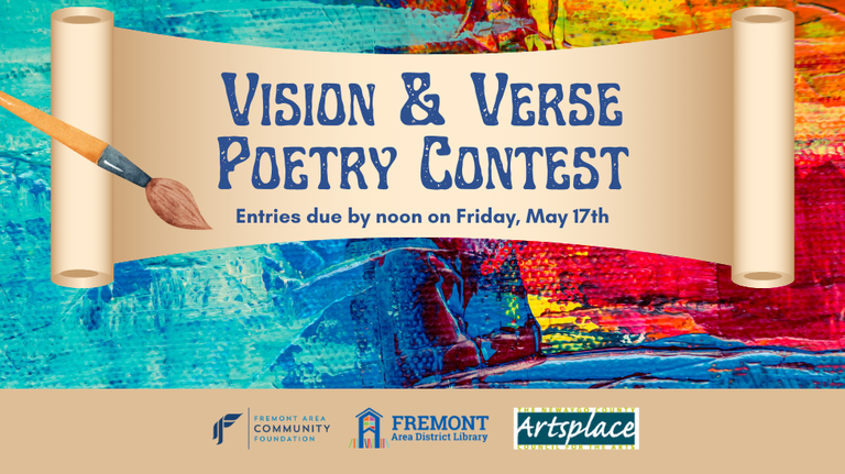 Vision & Verse Poetry Contest slide