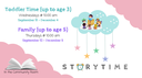 Fall 2024 Storytimes slide