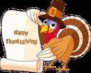 Thanksgiving happy turkey