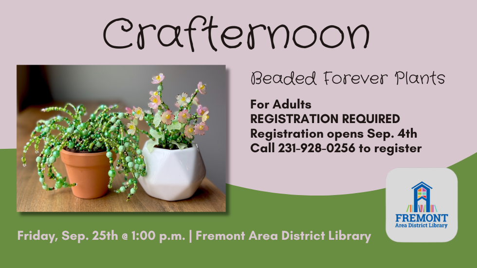 Crafternoon Beaded Plants slide