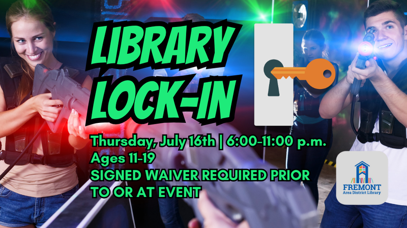 Library Lock-In slide