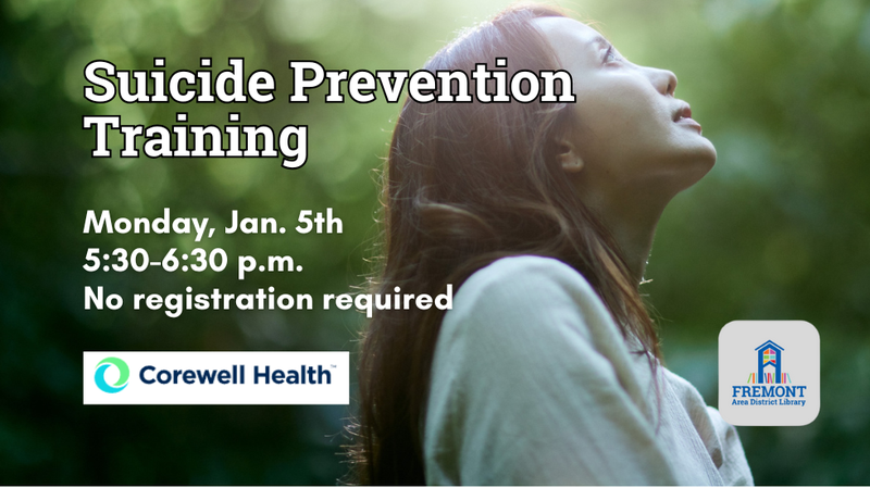 Suicide Prevention Training Jan slide