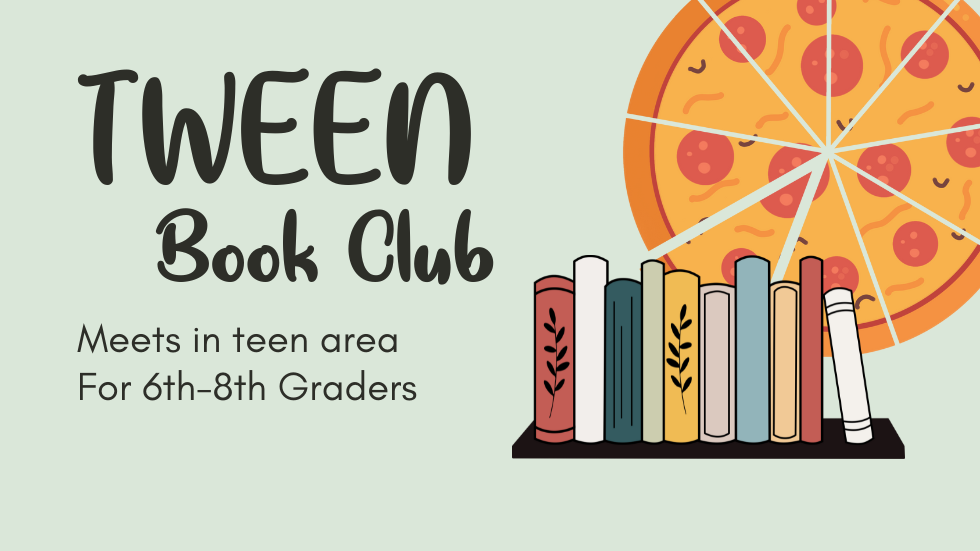 Tween Book Club slide Tween Book Club slide