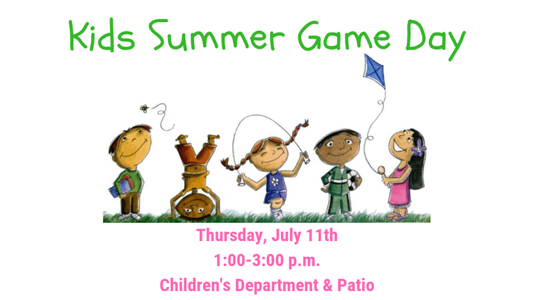 Kids Summer Game Day 2019 slide