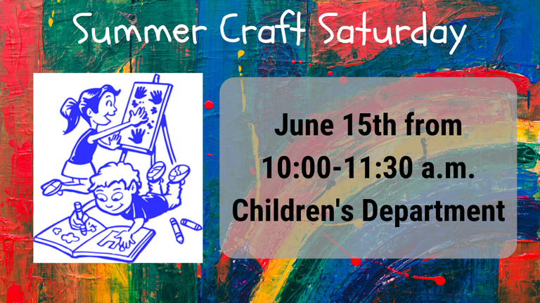 Summer Craft Saturday June