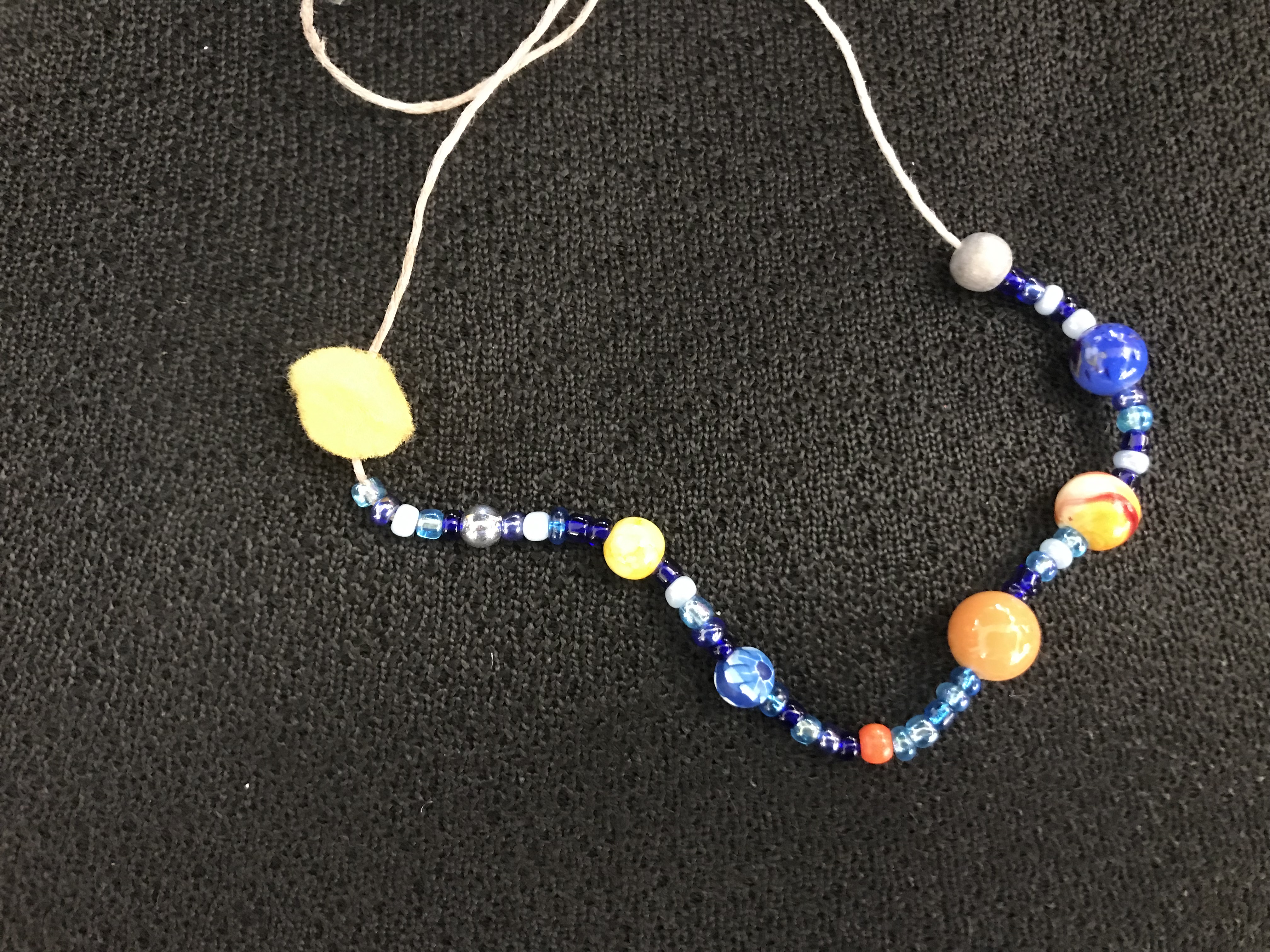 Solar System Necklace