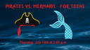 Teen Pirates vs. Mermaids slide