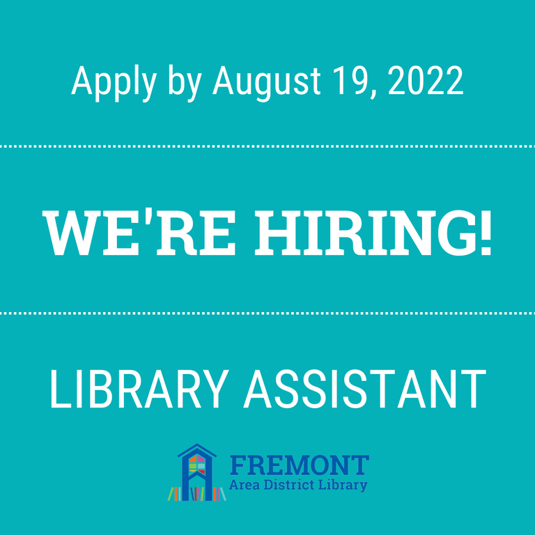 We're hiring Library Assistant.png